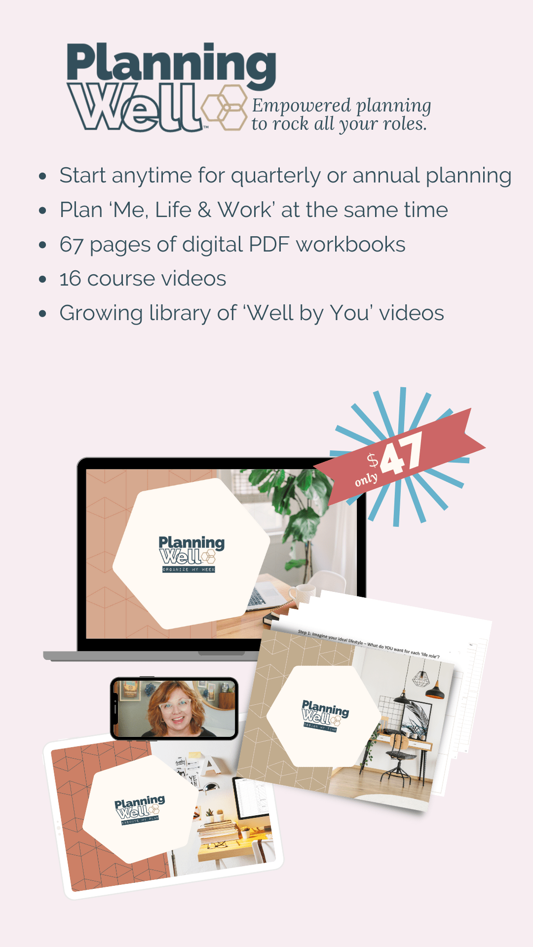 Header for Online Course Product